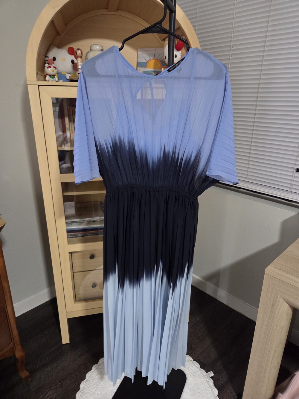 Banana Republic Blue and Black Ombre Midi Dress
